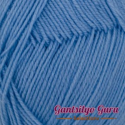 Gantsilyo Guru Baby Cashmere Acrylic Blue Poppy