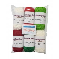 Gantsilyo Guru Milk Cotton Light Mini Color Palette Christmas