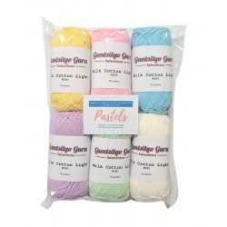 Gantsilyo Guru Milk Cotton Light Mini Color Palette Pastels Gantsilyo Guru Milk Cotton Light Mini Color Palette Pastels