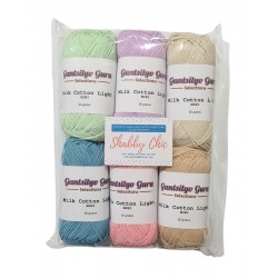 Gantsilyo Guru Milk Cotton Light Mini Color Palette Shabby Chic
