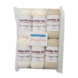 Gantsilyo Guru Milk Cotton Light Mini Color Palette Snowstorm