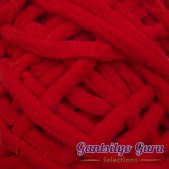 Gantsilyo Guru Super Bulky Chenille Hot Red