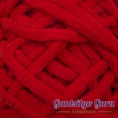 Gantsilyo Guru Super Bulky Chenille Hot Red Gantsilyo Guru Super Bulky Chenille Hot Red