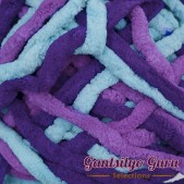 Gantsilyo Guru Super Bulky Chenille Purple Rain Gantsilyo Guru Super Bulky Chenille Purple Rain