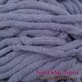 Gantsilyo Guru Super Bulky Chenille Blue Grey