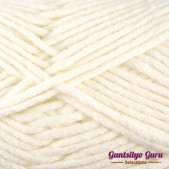 Gantsilyo Guru Milk Cotton Medium White