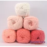 Gantsilyo Guru Milk Cotton Light Mini Color Palette Flamingo
