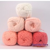 Gantsilyo Guru Milk Cotton Light Mini Color Palette Flamingo