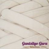 Velvet Jumbo Tube Beige