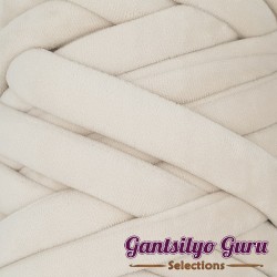Velvet Jumbo Tube Beige