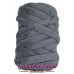 Velvet Jumbo Tube Dark Grey