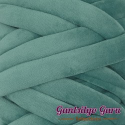 Velvet Jumbo Tube Emerald