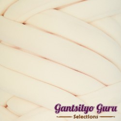 Velvet Jumbo Tube Pastel Yellow