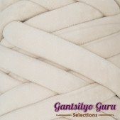 Velvet Jumbo Tube Beige