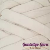Velvet Jumbo Tube Beige