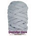 Velvet Jumbo Tube Light Grey