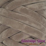Velvet Jumbo Tube Taupe