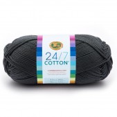 Lion Brand 24/7 Cotton Charcoal