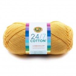 Lion Brand 24/7 Cotton Lemon
