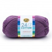 Lion Brand 24/7 Cotton Purple