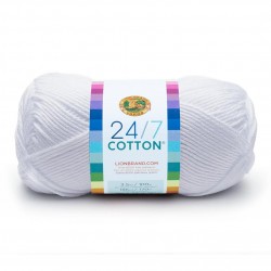 Lion Brand 24/7 Cotton White