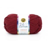 Lion Brand 24/7 Cotton Burgundy