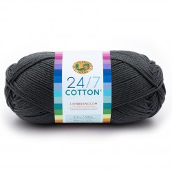 Lion Brand 24/7 Cotton Charcoal