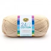 Lion Brand 24/7 Cotton Ecru