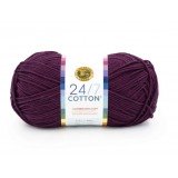 Lion Brand 24/7 Cotton Eggplant