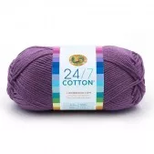 Lion Brand 24/7 Cotton Purple