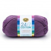 Lion Brand 24/7 Cotton Purple