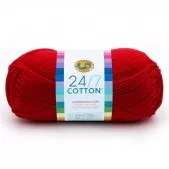 Lion Brand 24/7 Cotton Red