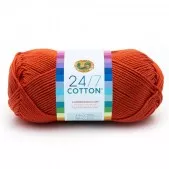 Lion Brand 24/7 Cotton Tangerine