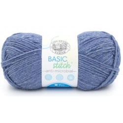 Lion Brand Basic Stitch Anti Microbial Bluestone