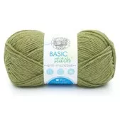 Lion Brand Basic Stitch Anti Microbial Olive Branch