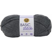Lion Brand Basic Stitch Anti Pilling Charcoal Heather Lion Brand Basic Stitch Anti Pilling Charcoal Heather