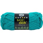 Lion Brand Basic Stitch Anti Pilling Reflective Neptune Green