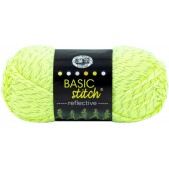 Lion Brand Basic Stitch Anti Pilling Reflective Volt Yellow