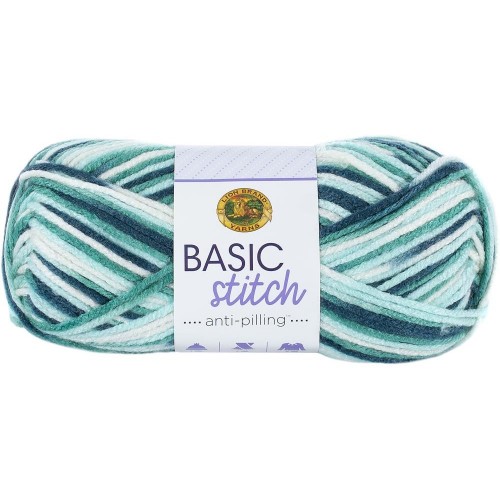 Lion Brand Basic Stitch Anti-pilling Yarn-Reflective Neptune Green