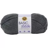 Lion Brand Basic Stitch Anti Pilling Charcoal Heather