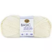 Lion Brand Basic Stitch Anti Pilling Ecru