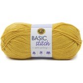 Lion Brand Basic Stitch Anti Pilling Mustard