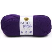Lion Brand Basic Stitch Anti Pilling Purple