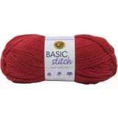 Lion Brand Basic Stitch Anti Pilling Red Heather