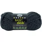 Lion Brand Basic Stitch Anti Pilling Reflective Iron Grey
