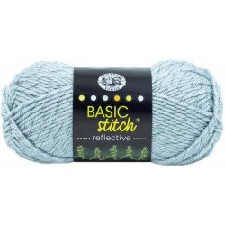 Lion Brand Basic Stitch Anti Pilling Reflective Pure Platinum