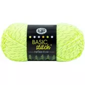 Lion Brand Basic Stitch Anti Pilling Reflective Volt Yellow