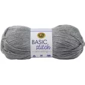 Lion Brand Basic Stitch Anti Pilling Silver Heather