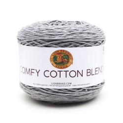 Lion Brand Comfy Cotton Blend Silver Lining