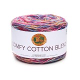 Lion Brand Comfy Cotton Blend Flower Garden